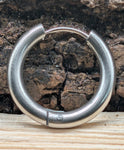 Klappcreole silbern 12mm - Edelstahl kcsi08