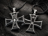 Eisernes Kreuz 169 mit Panzerkette - Edelstahl