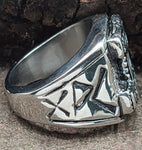 Ring Thorshammer Gr. 58-76 (th31)- Edelstahl