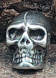 Bartperle Totenkopf 4mm - Edelstahl