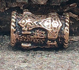 Bartperle Thorshammer 5 mm - Bronze