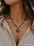 Anhänger 187 Metatrons Würfel - Bronze