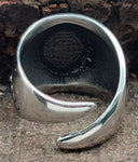 Ring Wotansknoten Valknut, Gr. 55-70 (edwt1) - Edelstahl