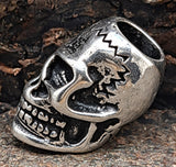 Bartperle Totenkopf - Silber