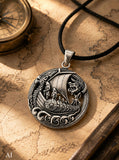 Anhänger 386 Wikinger-Schiff - Silber