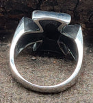 Ring Eisernes Kreuz, Gr. 55-68 (edektk) - Edelstahl