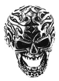 Ring Totenkopf, Gr. 60-74 (tk7) - Silber