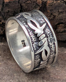Stacheldraht-Ring, Gr. 54-74 (ring6) - Silber
