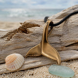 Anhänger 170 Walflosse - Bronze