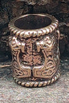Bartperle Thorshammer 8 mm - Bronze