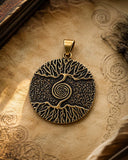 Anhänger 152 Lebensbaum - Bronze
