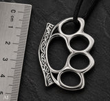 Schlagring 202 mit Panzerkette - Edelstahl