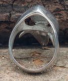 Ring Rabenschädel, Gr. 55-74 (kr22) - Edelstahl