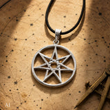 Leviathan Kreuz  465 mit Schlangenkette - Silber