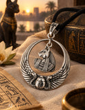 Bast 366 mit Schlangenkette - Silber