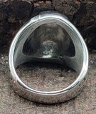 Ring Totenkopf Gr. 62-70 - Edelstahl