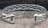 Armband Flechtmuster 1 - Silber