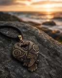 Anhänger 159 Raben - Bronze
