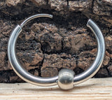 Klappcreole silberne 16 x 2,5 mm - Edelstahl kcsi14