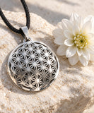 Anhänger 159 Blume des Lebens - Edelstahl