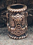 Bartperle Thorshammer 5 mm - Bronze