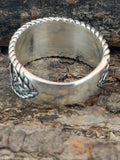 Ring Wotansknoten Valknut, Gr. 52-74 (wota2) - Silber