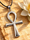 Ankh 206 mit Königskette - Edelstahl