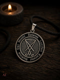 Siegel Luzifers 57 mit Schlangenkette - Silber