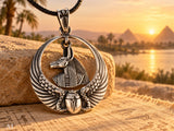 Anubis 365 mit Schlangenkette - Silber