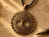 Anhänger 144 Lebensbaum - Bronze