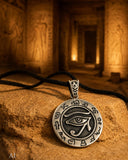 Auge des Horus 179 mit Panzerkette - Edelstahl