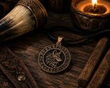 Anhänger 155 Wolfskopf - Bronze