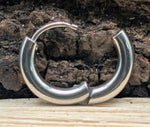 Klappcreole silbern 10mm- Edelstahl kcsi07