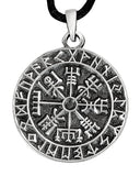 Anhänger 99 Wikinger Kompass - Zinn