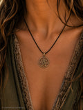 Anhänger 188 Heptagramm - Bronze