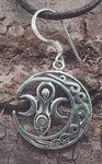 Ohrring 28 Triple Goddess - Silber