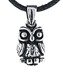 Eule 13 A mit Schlangenkette - Silber