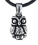 Eule 13 A mit Schlangenkette - Silber