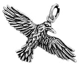 Rabe 29 mit Korbkette - Silber