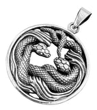 Schlangen 41 mit Schlangenkette - Silber
