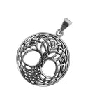 Lebensbaum 327 mit Schlangenkette - Silber
