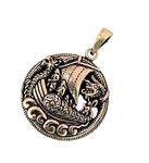 Anhänger 153 Wikinger-Schiff - Bronze