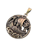 Anhänger 153 Wikinger-Schiff - Bronze
