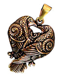 Anhänger 159 Raben - Bronze