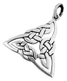 Keltischer Knoten 108 mit Schlangenkette - Silber