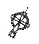 Keltenkreuz 371 mit Schlangenkette - Silber