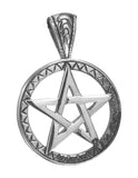 Anhänger 180 Pentagramm - Edelstahl