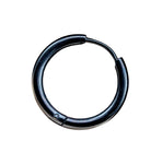 Klappcreole schwarz 16mm - Edelstahl kcschw05