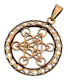 Anhänger 163 Metatrons Würfel - Bronze