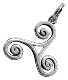 Triskele 162 mit Schlangenkette - Silber